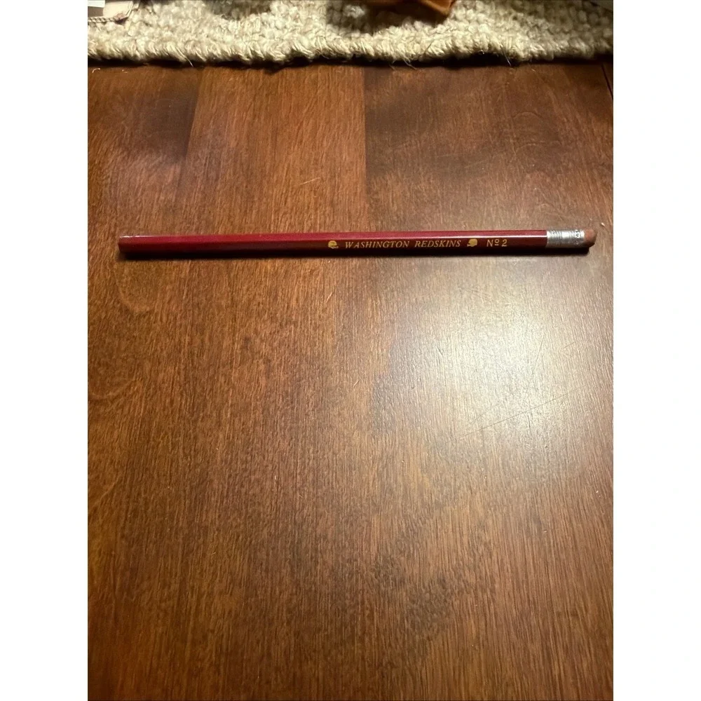 Vintage WASHINGTON REDSKINS Pencil - NFL Red Yellow Football Helmets
